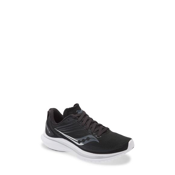 USED Saucony Women's Kinvara 12, black/silver - size 11 - Picture 1 of 10